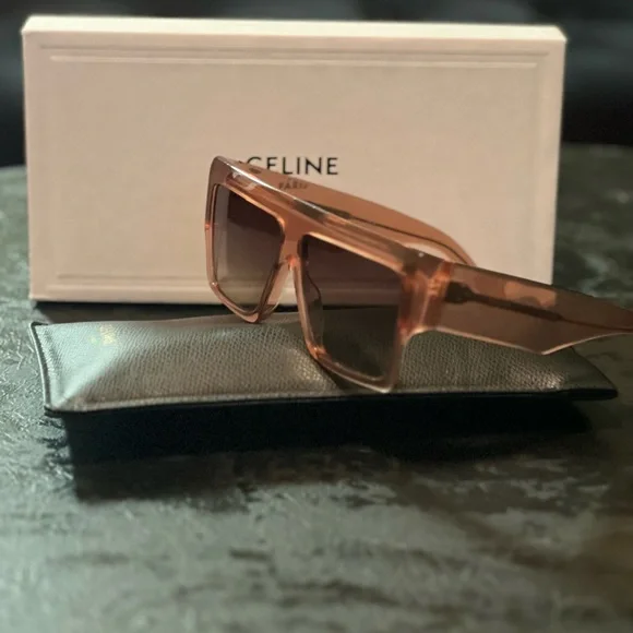Celine 60MM Flat-Top Square Sunglasses display picture 1